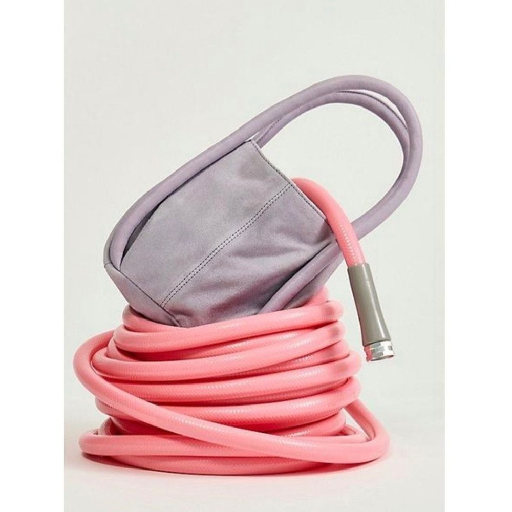 Free People Barlow Suede Leather Bucket Bag Lilac Purple 102165511 NWT - Picture 2 of 10